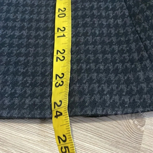 Talbots Blazer Black & Gray Houndstooth Cotton blend Womens size L Classic - Picture 7 of 13